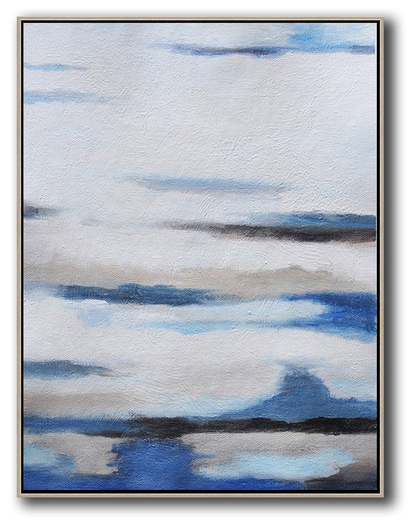 Vertical Abstract Landscape Art #DH12B - Click Image to Close